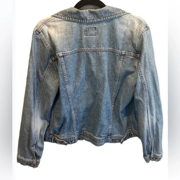 Calvin Klein Women Jean Jacket Size Large - Picture 2 of 5